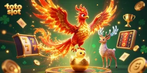 Spin big with toto slot and catch jackpots in this vibrant casino scene