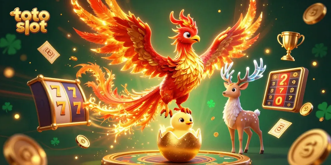 Spin big with toto slot and catch jackpots in this vibrant casino scene